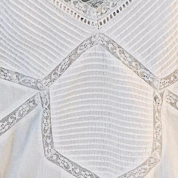 Zadig & Voltaire Camil Camisole, White lace summer blouse, Size Medium - Picture 5 of 9